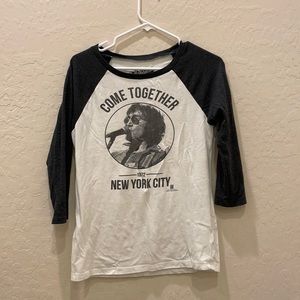 Old Navy Collectibles John Lennon baseball tee
